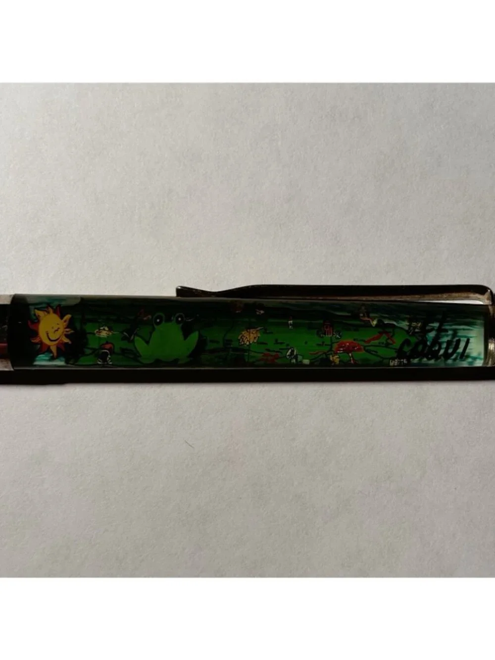 Puerto Rico Floaty Pen El Coqui Green Frog Moves by Island Map Aerial View Sun